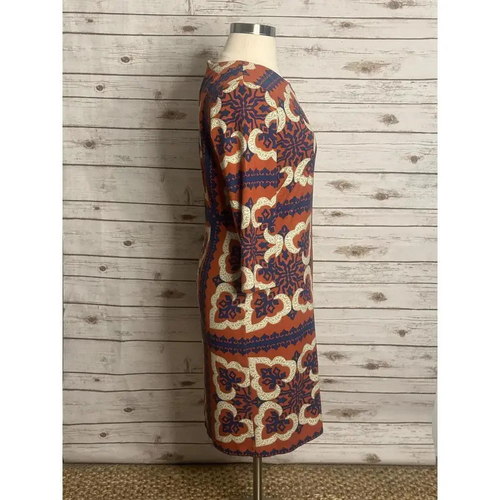 J. McLaughlin Devon Pinwheel Patch sheath dress Size XL - Picture 4 of 7